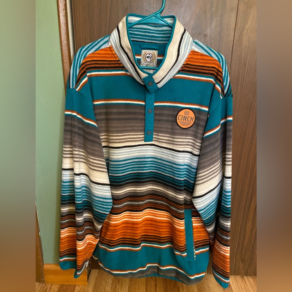 Cinch Multicolor Striped Pullover